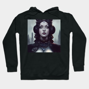 Steamgoth Woman in the City Hoodie